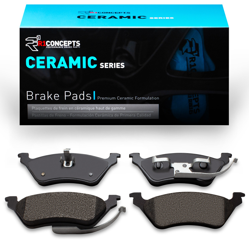 Dodge Caravan Ceramic Brake Pads - Rear - R1 Concepts - Premium Ceramic - `01-`07